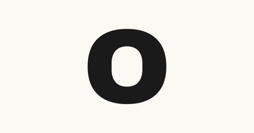The Oldmine app icon - a black O