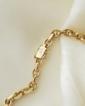 From Personal Collection! Vintage Anchor Chain 5mm 14K Gold 1970s