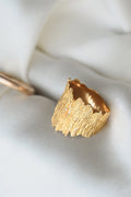 Extraordinary Organic Shaped Ring 18K Gold