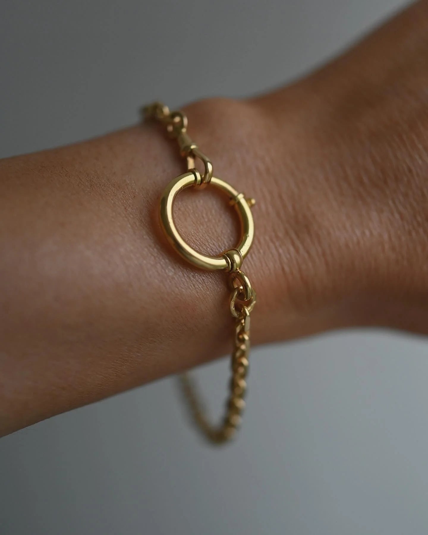 Extraordinary HEAVY 80 Years Old Watch Chain 18K Gold Sweden 1940s