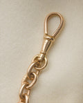 12 Inches Antique Watch Chain in Rose Gold 14K 1910s