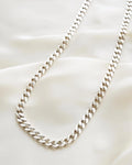 Super Heavy Curb Link Chan 20.5 Inches Sterling Silver