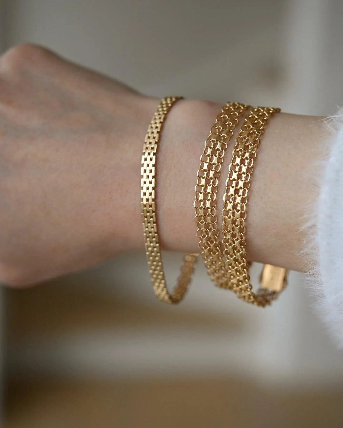 Swedish Vintage Bracelets 18K Gold (Selling seperately!)