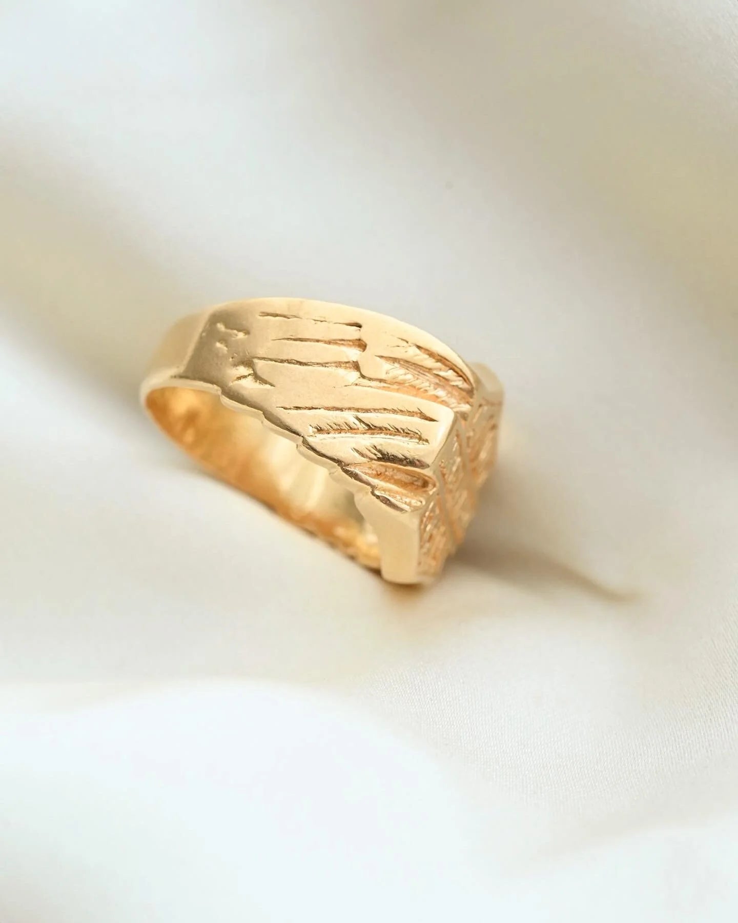 Amazing Collectible Harley Davidson Ring 15.5 Grams 18K Gold 1950s