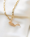 Absolutely Glowing Vintage Divers Charm 18K Gold