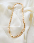 Ultra Heavy Chunky 55 Grams Danish Vintage Anchor Necklace 14K Gold 1970