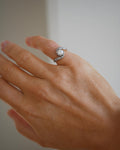Beautiful Rare Big Old Cut Diamond Ring Art Deco 18K Gold 1920
