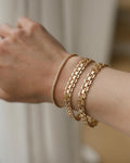 Gorgeous Rare 26 Grams Capricorn Link Bracelet 18K Gold 1965