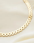 Super Rare Magnificent Bee Cell Link Necklace Danish Vintage 14K Gold 1960