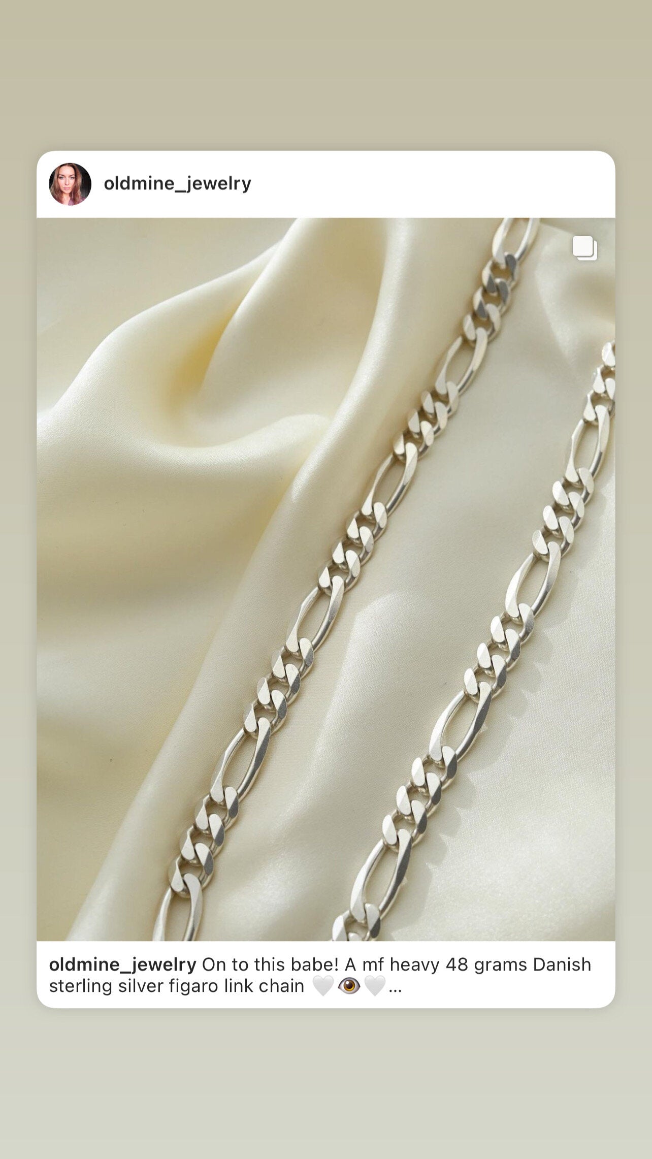 Amazing Vintage Jumbo Figaro Link Chain
