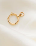Rare Swedish Dog and Bolt Clasp Antique 18K Gold 1917