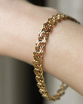 Stunning Vintage Bismarck Bracelet 14K Gold 1960s