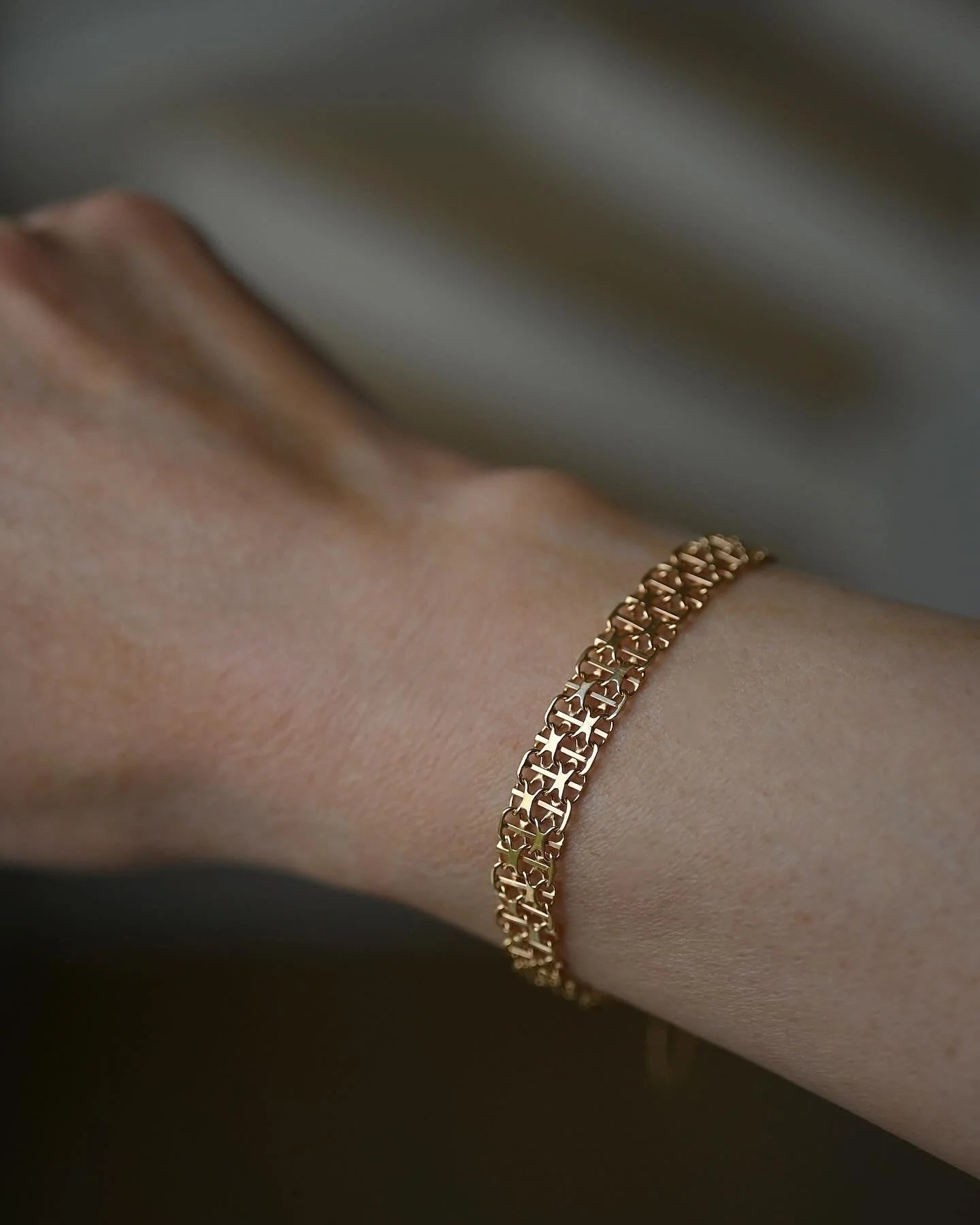 Wonderful Vintage Bracelet in 18K Gold 1970 Sweden