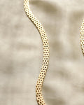 Stunning HEAVY Graduated Brick Link Necklace 14K Gold