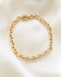 Super Gorg Perfect Danish Anchor Link Bracelet 14K Gold 1970