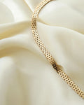 Amazing 30 Grams Brick Link Necklace 14K Gold