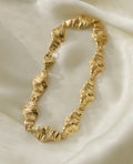Beautiful Swedish Nugget Bracelet 18K Gold 1976