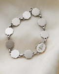 Irresistible Amazing Condition Antique Flower Bud Sterling Silver Bracelet By Georg Jensen 1933-1945
