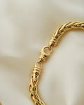 Amazing Sexy Jumbo Wheat Link Chain 18K Gold 1980s