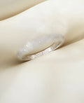 Beautiful Swedish Vintage Diamond Band 18K White Gold