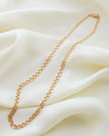 Sublime Swedish Vintage Bismarck Necklace 18K Gold 1970