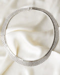 Amazing Sexy Textured Vintage Silver Collar 1960