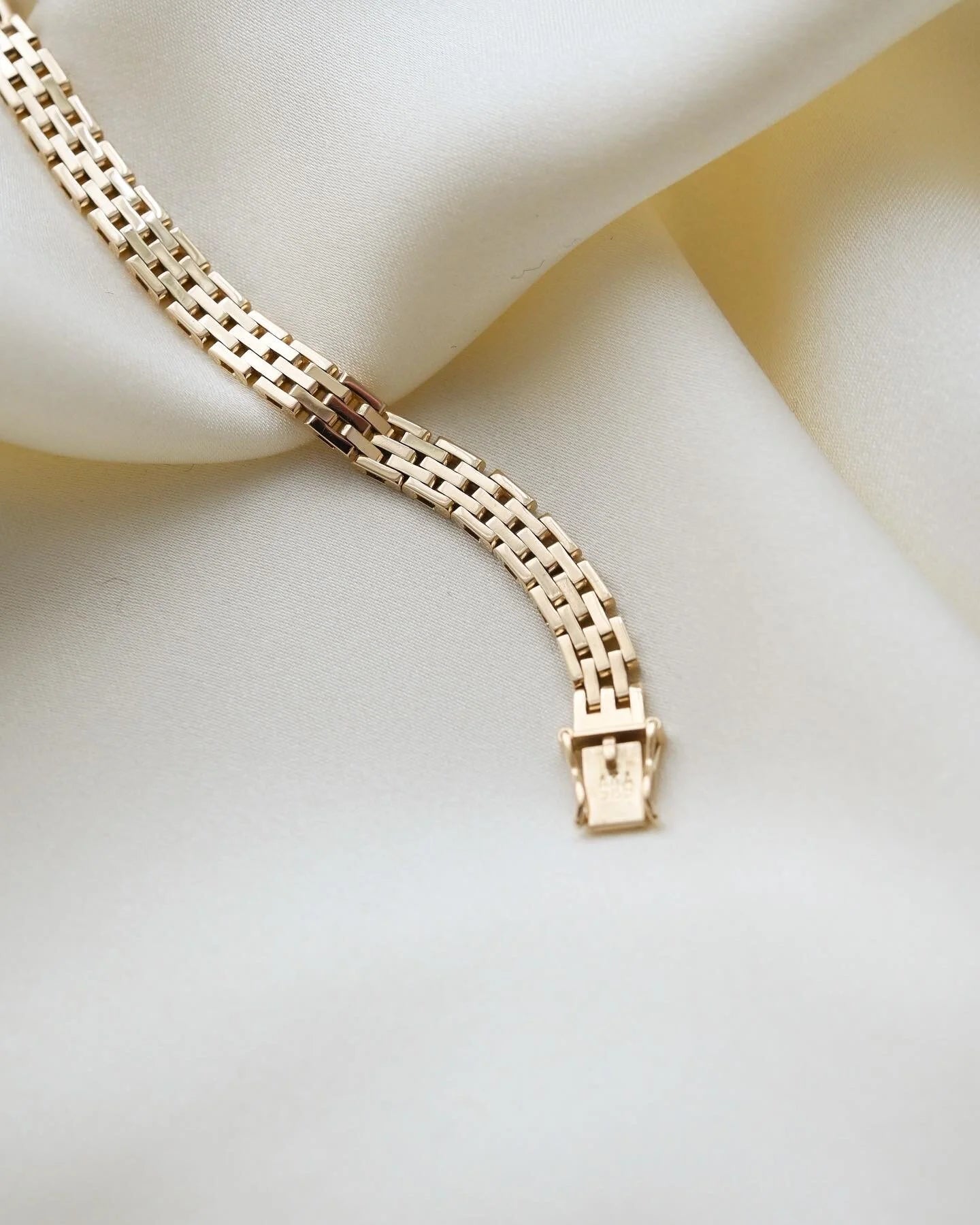 Gorg Mid Century Danish Bracelet 14K Gold 1960s