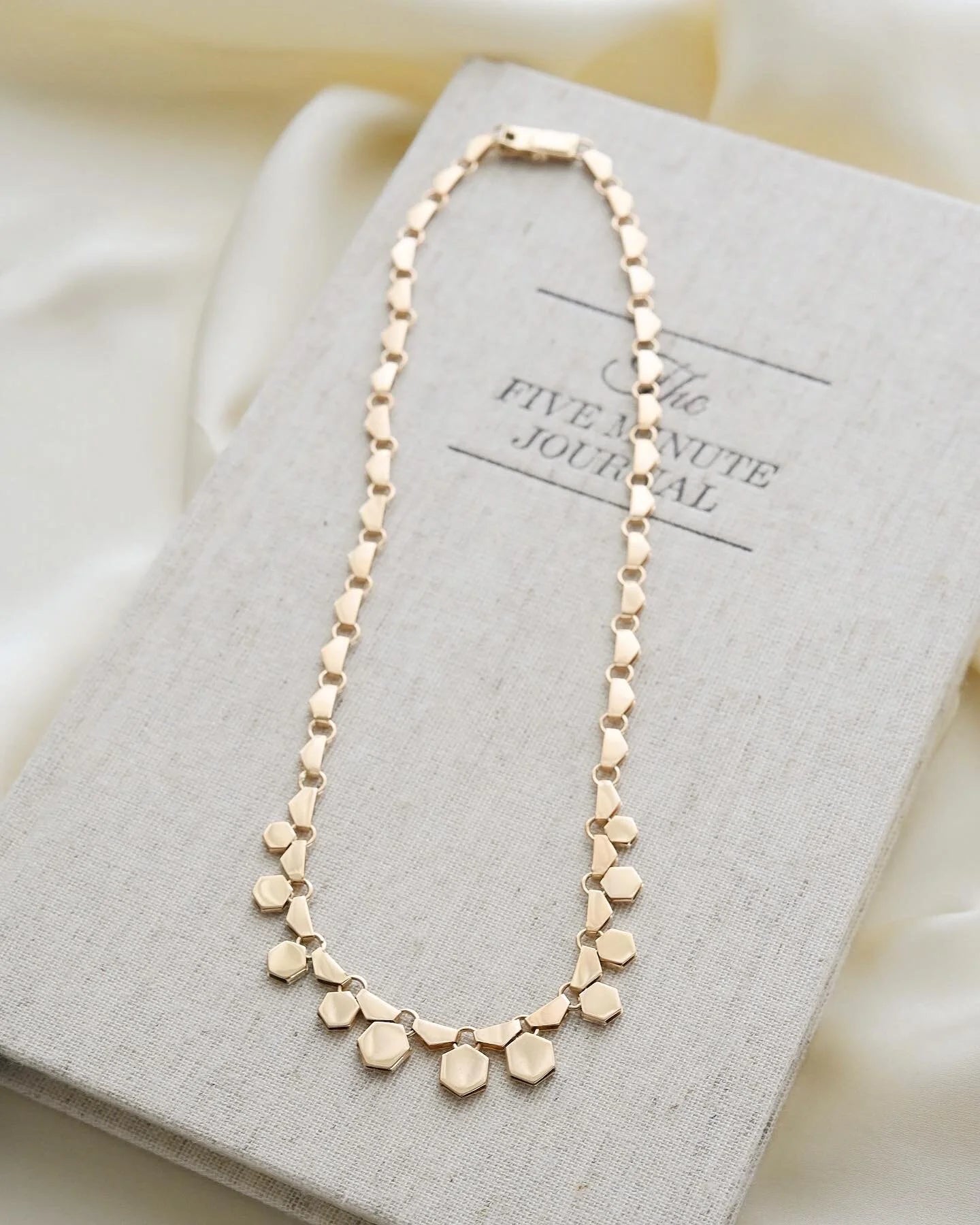 Amazing Mid Century Danish Vintage Necklace 14K 1960s