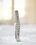 Special Danish 1.20ct Diamond Bracelet 18K White Gold 26grams