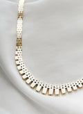 Beeeeeeeautiful Cleopatra Necklace Danish Vintage 30 Grams 14K Gold