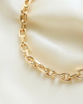 Radiant Danish Vintage Anchor Link Bracelet 14K Gold