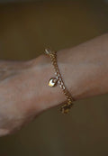 Vintage Charm Bracelet 18K Gold Sweden 1961