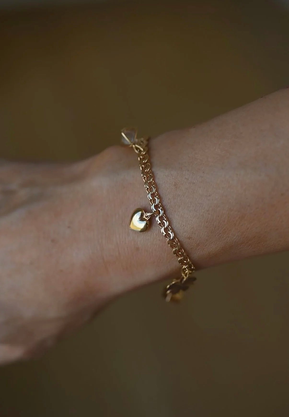 Vintage Charm Bracelet 18K Gold Sweden 1961