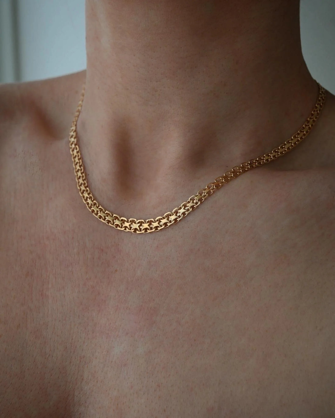 Beautiful Vintage Chain By BE Franzen 18K Gold 1960