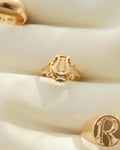 Magical Swedish Old Harpe Ring 18K Gold 1951