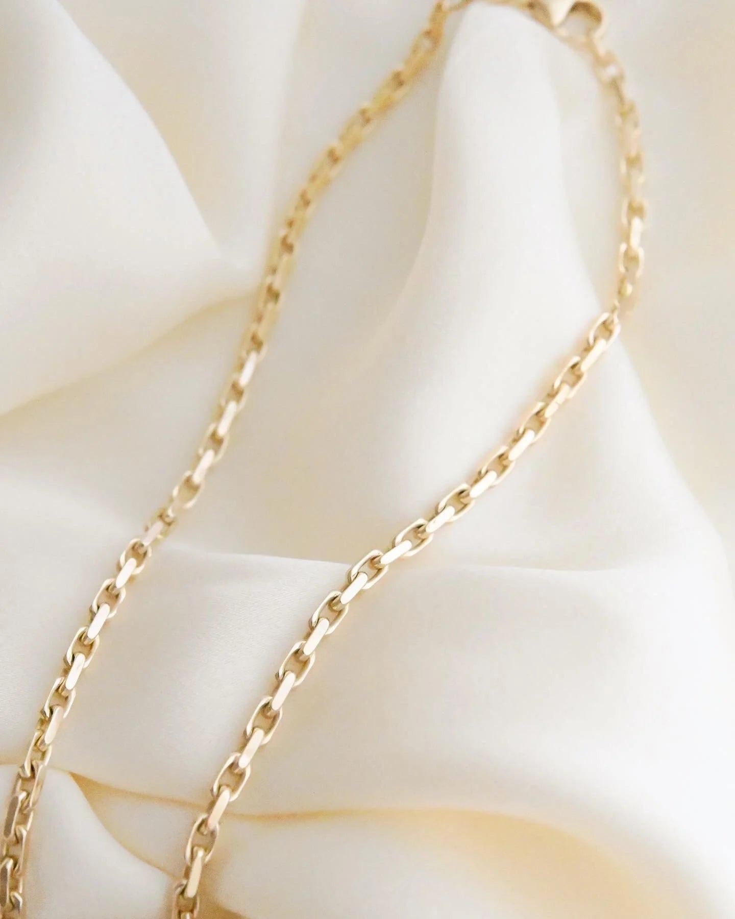 Beautiful Chunky Biker Link Chain 14K Gold