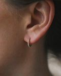Never Take Off Timeless Elegant Diamond Earrings 18K Gold