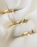 Diamond x Ruby x Sapphire x Emerald Harem Ring 18K Gold
