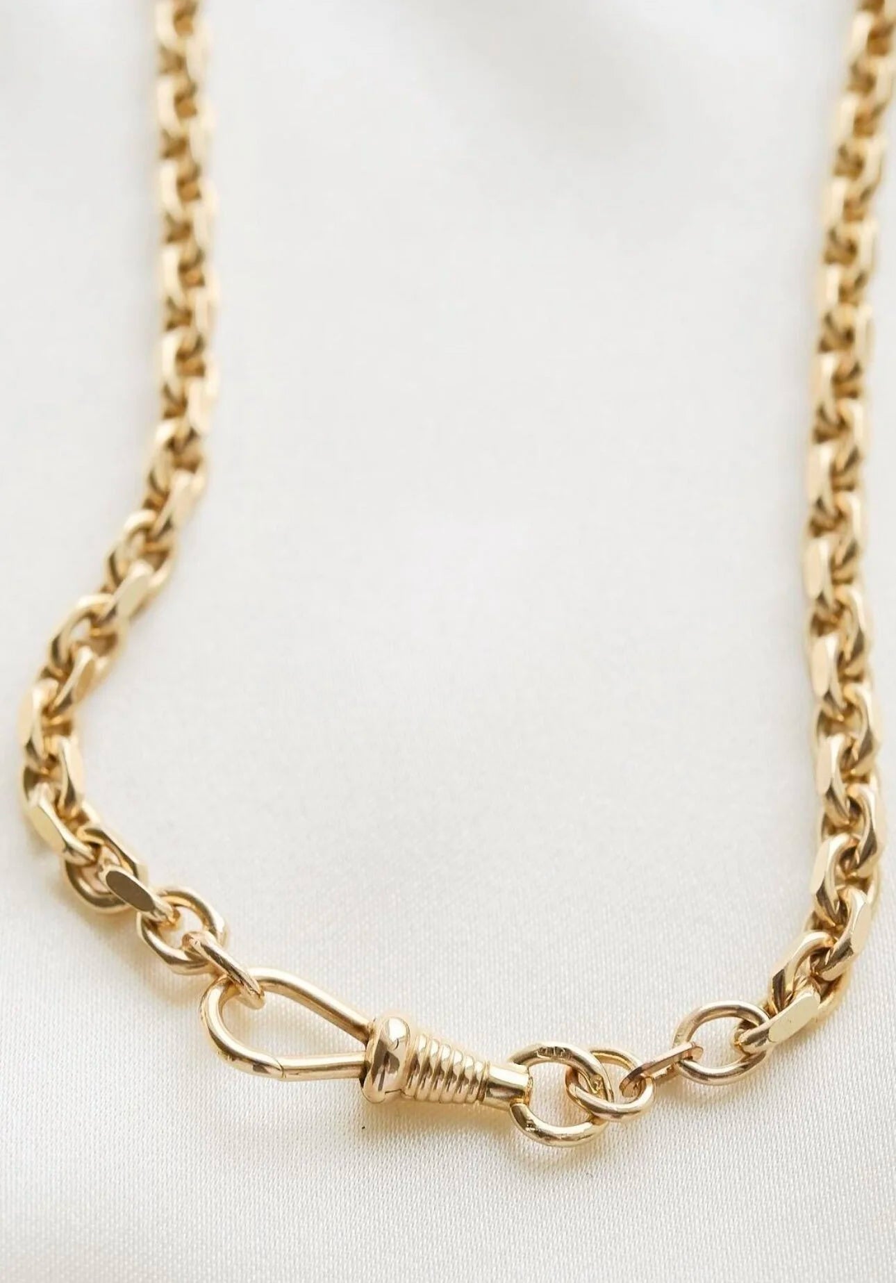 Perfect Danish Anchor Link Chain 8K Gold