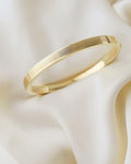 Stunning Heavy Danish Vintage Bangle 14K Gold 1970
