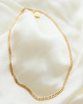 Cute Classic Curb w Puffy Heart 18K Gold 1955