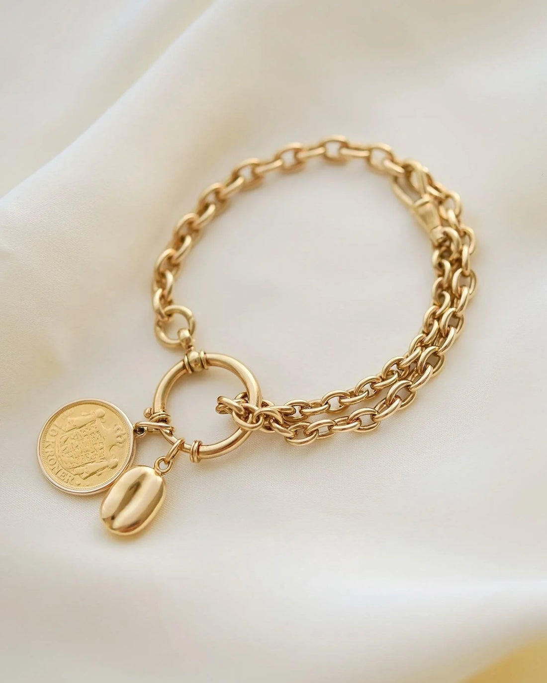 PERFECT Bracelet or Chain Extender Watch Chain Antique 26 Grams 18K Gold