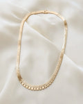 Gorg Mid Size Brick Link Chain 14K Gold 1960s