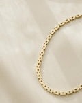 Baby Brick Link Bracelet 14K Gold 1950s