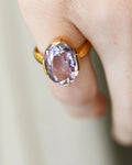 Beautiful Lavendar Amethyst 23K Gold 1900