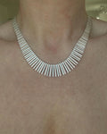 Heavy Glorius Silver Cleopatra Necklace