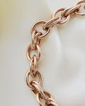 Beautiful Big Rose Gold Bracelet 18K Rose Gold