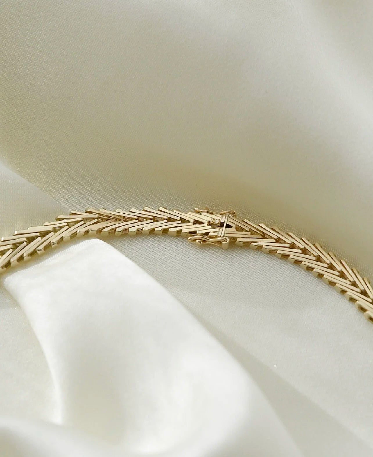 Amazing Geneva Link Necklace Vintage by Torben Andersen 14K Gold 1960s