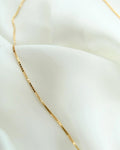 The Cutest Vintage Whistle Charm on Long Box Chain 18K Gold