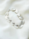 Shinmering Special Vintage Leaf Bracelet Silver